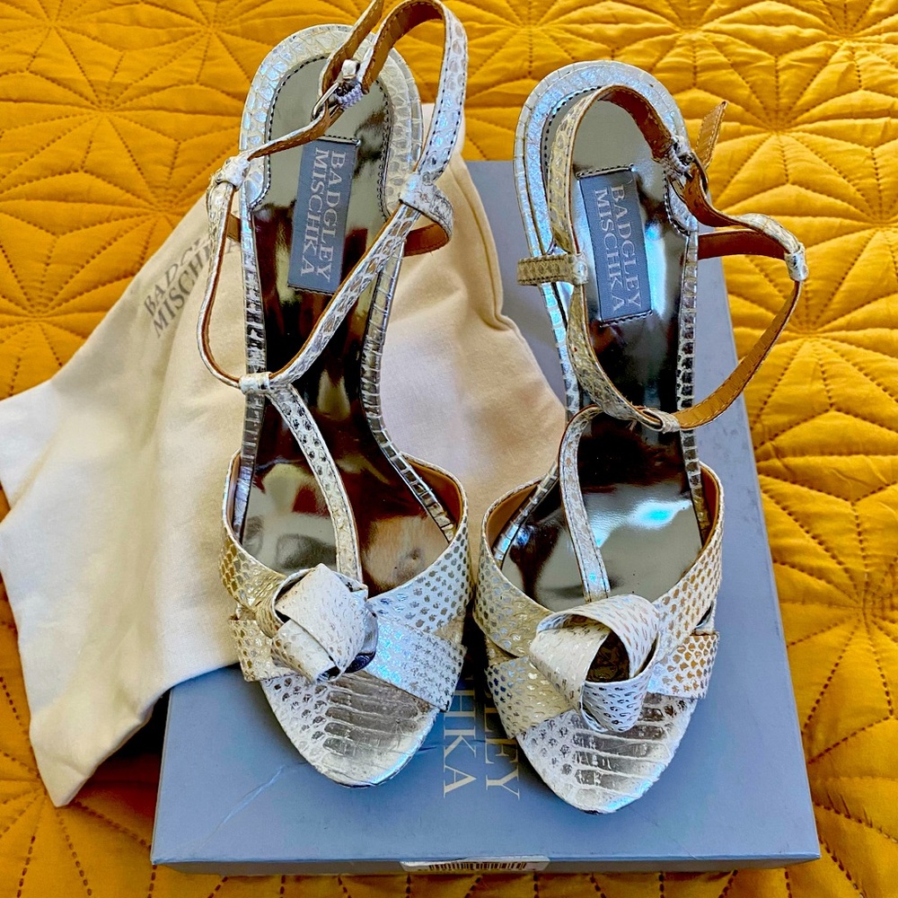 Badgley Mischka high heels sandals. Size 9